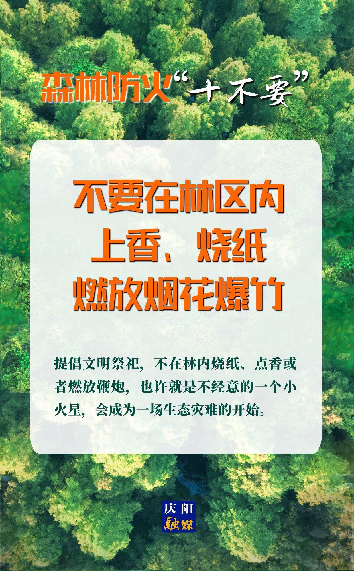 【微海報】森林防火“十不要”④丨不要在林區(qū)內(nèi)上香、燒紙、燃放煙花爆竹